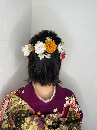ショート ブリーチカラー特化 U-topia小島のヘアスタイル