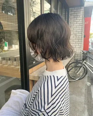ショート パーマ フェザー/ニュアンス パーマ/ryutoのヘアスタイル