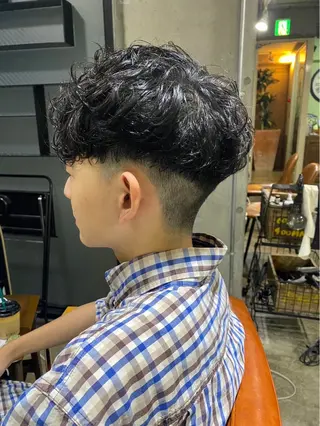 パーマ メンズ パーマモデル 募集中/TAIYOUのヘアスタイル