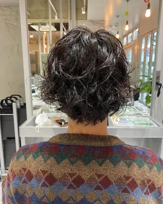 ミディアム パーマ メンズ Riganuts王子 Hayato✂︎のヘアスタイル