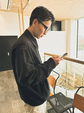 ショート メンズ 原宿↔︎浦和 美容師 折笠 亮のヘアスタイル