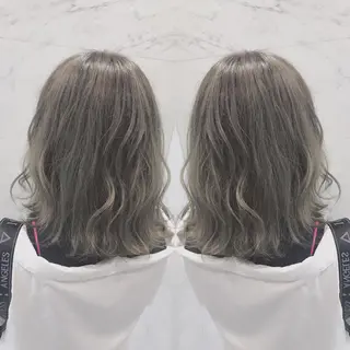 ミディアム カラー 重政 和樹のヘアスタイル