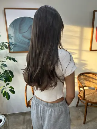 ロング 森 啓之のヘアスタイル