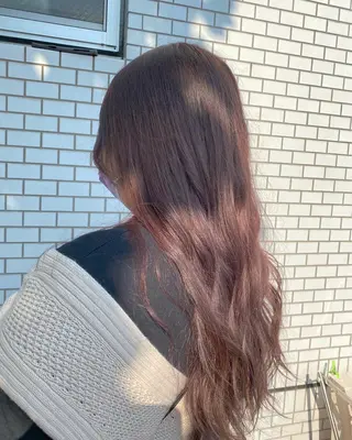 ロング カラー 堀 広夢のヘアスタイル