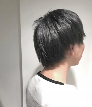 ショート カラー メンズ 透明感カラー/ レイヤー　YUKAのヘアスタイル