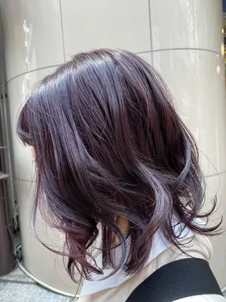 ミディアム カラー 似合う髪型見つけます AYAKAのヘアスタイル