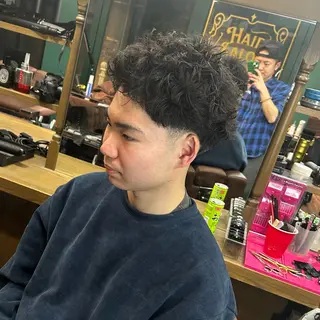ショート パーマ メンズ 💈PRO SHOP WAVE 望愛💈のヘアスタイル