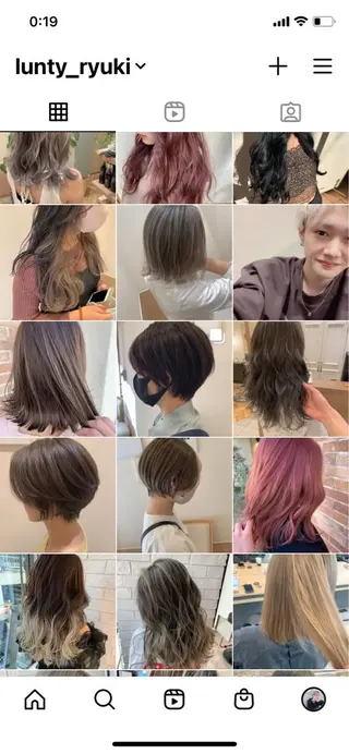 ロング カラー 韓国レイヤー×艶髪 ハイトーンRyukiのヘアスタイル
