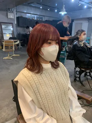ミディアム カラー ヘアアレンジ キッズ 垢抜けカラー ヒロムのヘアスタイル