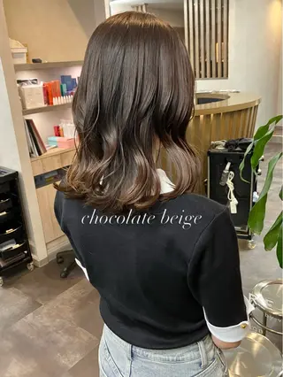 ミディアム カラー 透明感カラー/ 髪質改善町田佑人のヘアスタイル