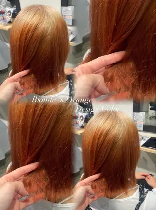 ミディアム カラーモデル募集中 .꒰ঌ虹奈໒꒱のヘアスタイル