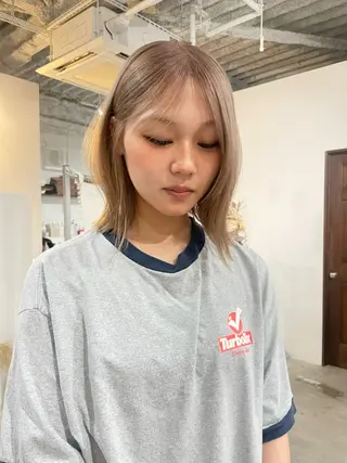 カラー 田代 さつきのヘアスタイル