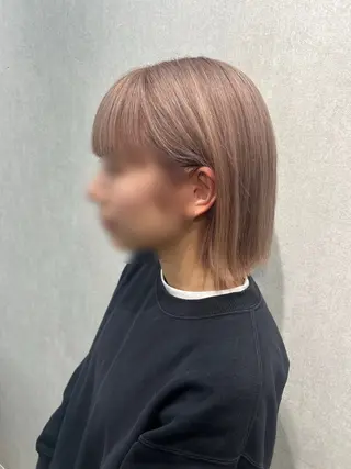 カラー ルシ🎨/ハイトーン デザイン/髪質改善のヘアスタイル