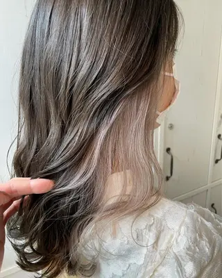 ミディアム 溝口 恭章のヘアスタイル