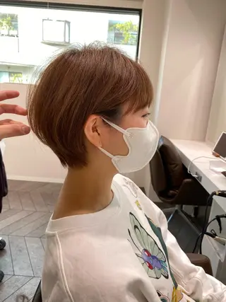 ショート カラー 🫧似合わせショート イシダ🫧のヘアスタイル