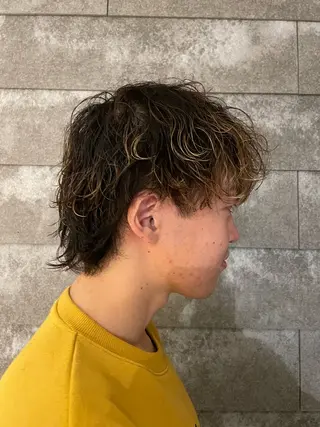 パーマ メンズ メンズ専門　太田 楽々のヘアスタイル