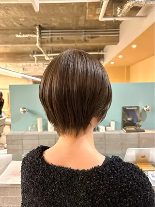 ショート 髪質改善カラー cipre 唯舞のヘアスタイル