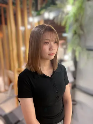 ミディアム カラー 北村 未来のヘアスタイル