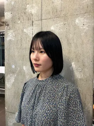 ミディアム カラー 柴田蓮太朗 [トーンアップ]のヘアスタイル