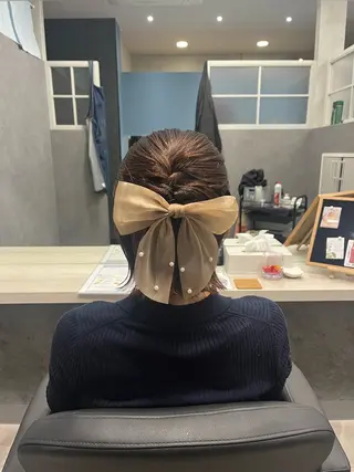 ショート ヘアアレンジ 加藤 碧唯のヘアスタイル