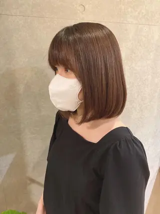 ミディアム 鈴木 悠史のヘアスタイル