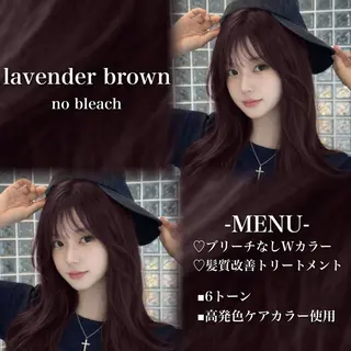 ロング カラー 💗愛され暖色💗 ピンク/レッド💗のヘアスタイル
