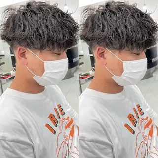 パーマ メンズ Lit.富士 久保田風太のヘアスタイル