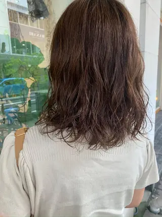 セミロング カラー パーマ m ā l o.🌷 サカモトマイコのヘアスタイル