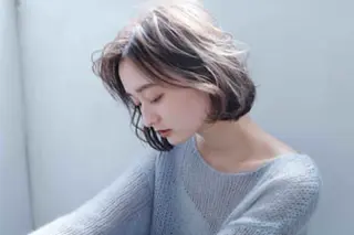 ミディアム カラー 中村 優太のヘアスタイル