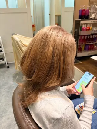 ミディアム カラー コスパ◎/ナチュラル カラー/グレイ/佑壮のヘアスタイル