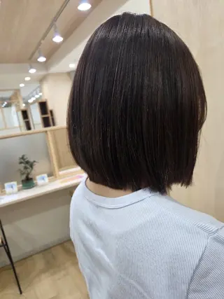 ミディアム 新木 美優のヘアスタイル