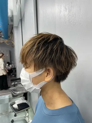 ショート カラー パーマ メンズ 🍃メンズヘア🍃 セヤシュウヘイのヘアスタイル