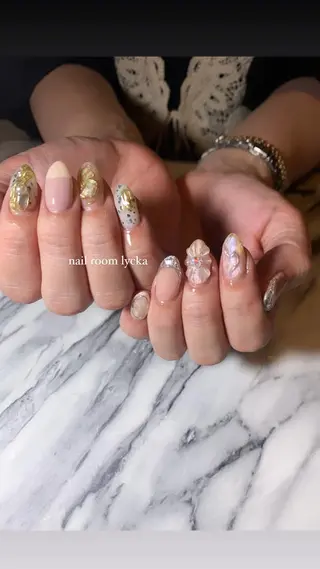 ネイル ネイルルームリッカ 𝐦𝐚𝐲𝐮のネイルデザイン