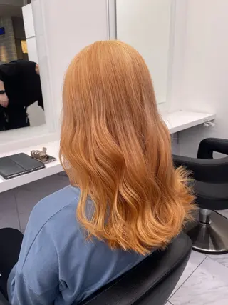 ロング ヘアアレンジ 🫧ハイトーン/ 髪質改善/ヒナタ🫧のヘアスタイル