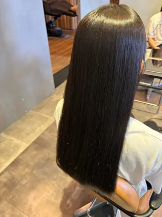 ロング パーマ ✨縮毛矯正モデル✨ RURUのヘアスタイル