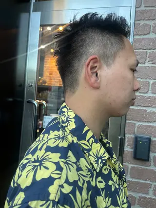ロング メンズ 久木原 ゆりのヘアスタイル