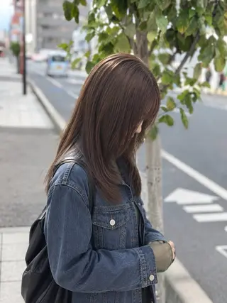 ロング カラー 《髪質改善 UN BLEACH》のヘアスタイル