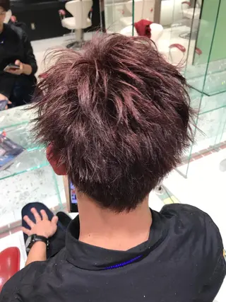 ショート カラー メンズ 中野 竜介のヘアスタイル