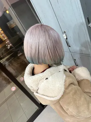 ミディアム カラー 町田ブリーチ特化 MANATOのヘアスタイル