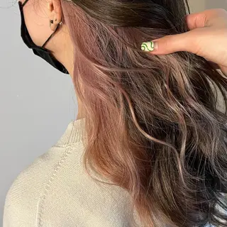 セミロング カラー Luana / 公式 / 大通のヘアスタイル