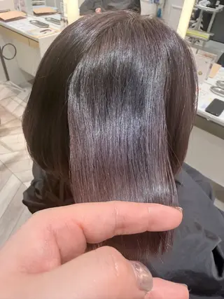 ミディアム 透明感カラー🫧 幕内梨乃亜のヘアスタイル