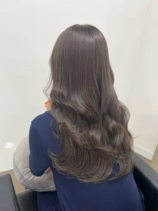 ロング ブリーチなしベージュ /ヘアセット/ミユのヘアスタイル