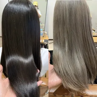 ロング ナオイ ユウキのヘアスタイル