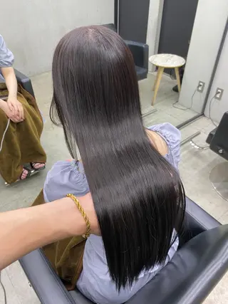 ロング カラー パーマ ヘアアレンジ メンズ キッズ ネイル マツエク・マツパ アイブロウ 🌸グレージュ/ ベージュ🌸yutaのヘアスタイル