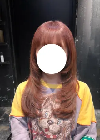 ロング ハイトーン/透明感カ ラー/矯正/まな⭐️のヘアスタイル