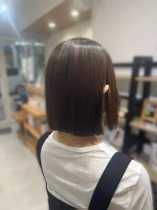 ミディアム 藤田 紋芽 Jr.stylistのヘアスタイル