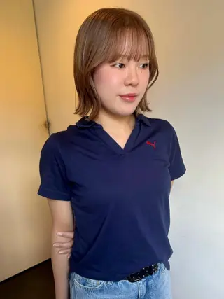 ショート カラー ナナ 福岡美容室のヘアスタイル