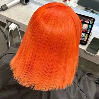 カラー Yoshiいろあそび 八王子/ハイトーンのヘアスタイル
