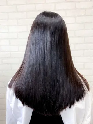 ロング 甲斐綾香 /髪質改善/縮毛矯正のヘアスタイル