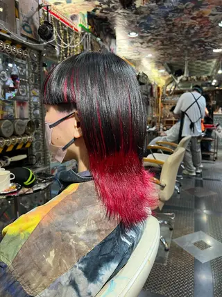 ミディアム カラー KOYA ｺﾔのヘアスタイル